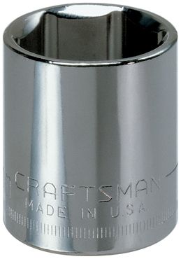 Soquete Curto 15/16, 6 Pontas, Encaixe 1/2 - 44065 - Craftsman