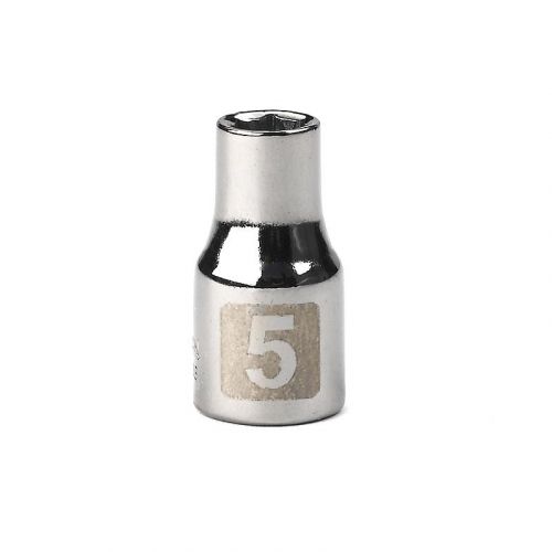 Soquete Curto 5mm, 6 Pontas,Encaixe 1/4 - 45908 - Craftsman