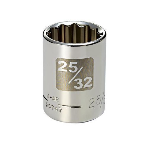 Soquete Curto 25/32, 12 Pontas,Encaixe 1/2 - 50747 - Craftsman