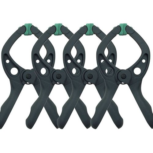 Kit de Grampos Microfix Grafite 30mm com 4 Peças - Wolfcraft  3432000