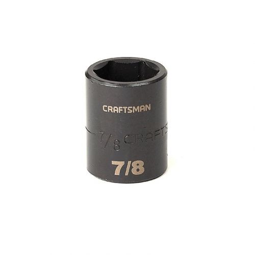 Soquete Curto Impacto 7/8, 6 Pontas, Encaixe 1/2 - 15856 - Craftsman