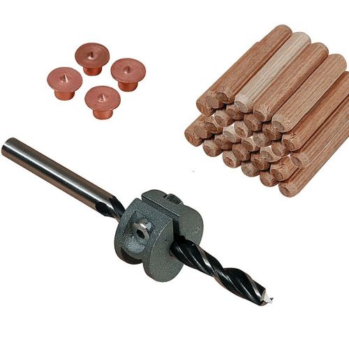 Jogo de Buchas para Cavilhar de 8mm com 28 Peças - Wolfcraft 2917000