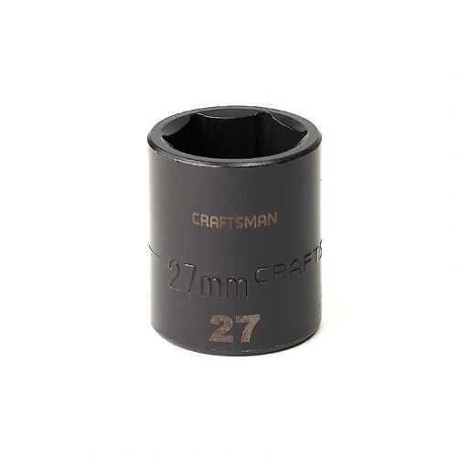 Soquete Curto Impacto 27mm, 6 Pontas, Encaixe 1/2 - 15871 - Craftsman
