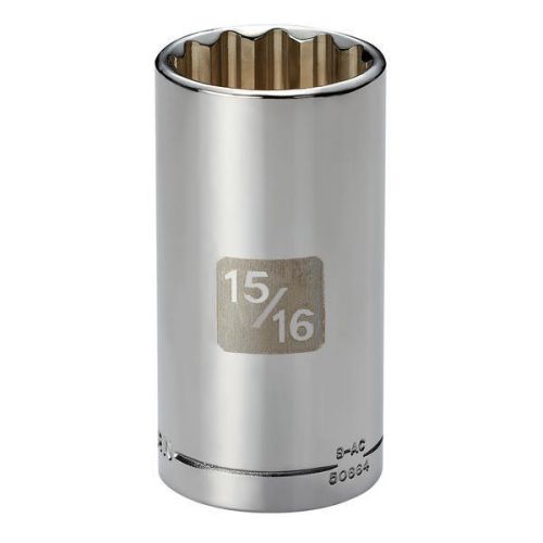 Soquete Longo 15/16, 12 Pontas,Encaixe 3/8 - 50664 - Craftsman