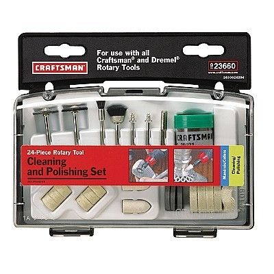 Kit de Polimento 24 Pçs para Mini Retifica - 23660 Craftsman