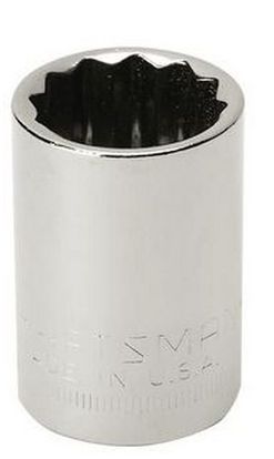 Soquete Curto,10mm, 12 pontas,encaixe 1/2- 44232- Craftsman