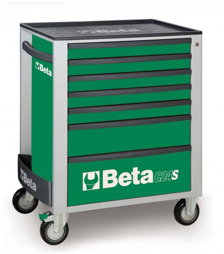 Carro / Carrinho para Ferramentas com 7 Gavetas Verde - C24S/7 Beta