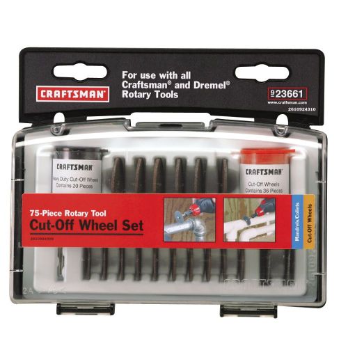 Kit com 75 Discos de Corte para Mini Retifica - 23661 - Craftsman