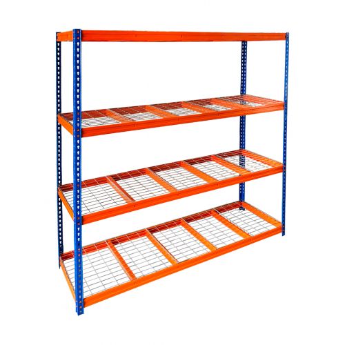 Estante Industrial em Aço 1600 Kilos 200x200x60 C/ 4 Prateleiras - H20060