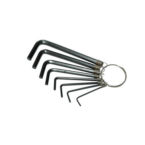 Jogo com 8 chaves hex (chaveiro) de 1,5mm a 6mm - 0430008 - Crownman