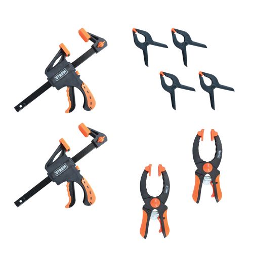 Jogo de Grampos E Sargentos Multiuso 8peças– GRAMP-13 - Strom