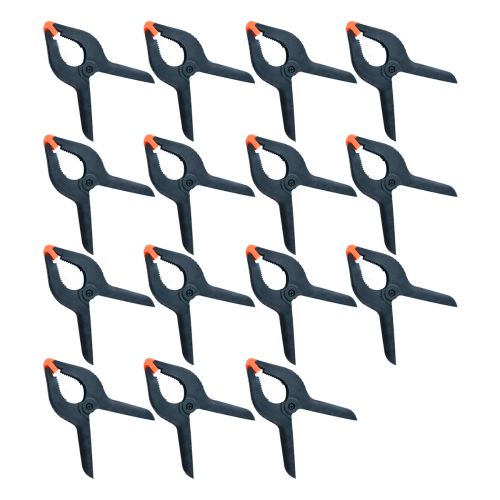 Jogo de Grampos 3Pol Aperto Rápido Multiuso 15peças - GRAMP-02 - Strom