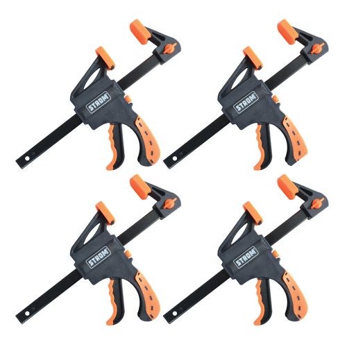 Jogo de Sargentos Tipo F 6Pol Multiuso 4peças - SARG-01 - Strom