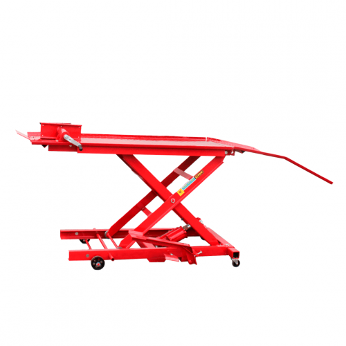 Elevador Hidro Pneumático para Motocicletas 450Kg Plataforma e Rampa - LD-M03803