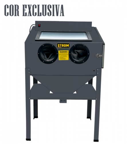 Cabine para Jateamento com Pé Longo 220 Litros  95696 - LD-D02220 - T650102B - STROM