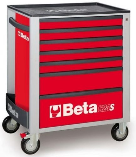 Carro / Carrinho para Ferramentas com 7 Gavetas Vermelho - C24S/7 Beta