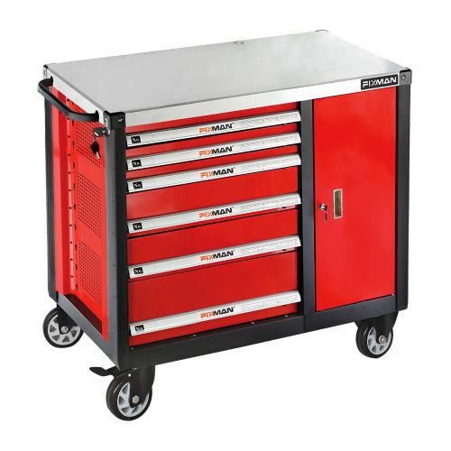 Carrinho para Ferramentas 6 Gavetas - W2RM6 - Fixman